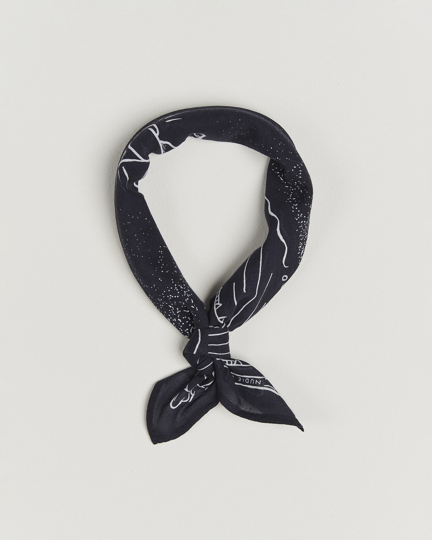 Uomini | Sciarpe | Nudie Jeans | Ingrid Printed Bandana Blue