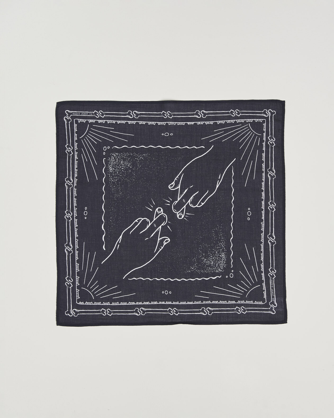 Uomini | Sciarpe | Nudie Jeans | Ingrid Printed Bandana Blue