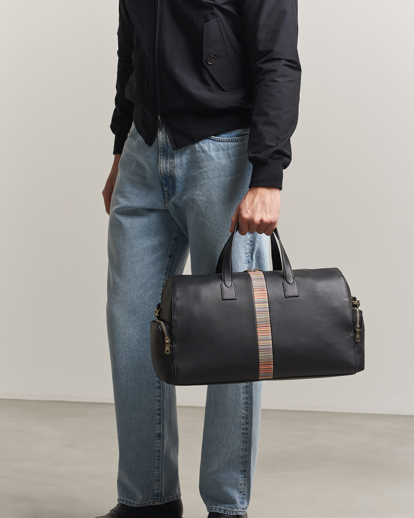 Uomini | Borse | Paul Smith | Signature Trim Holdall Black