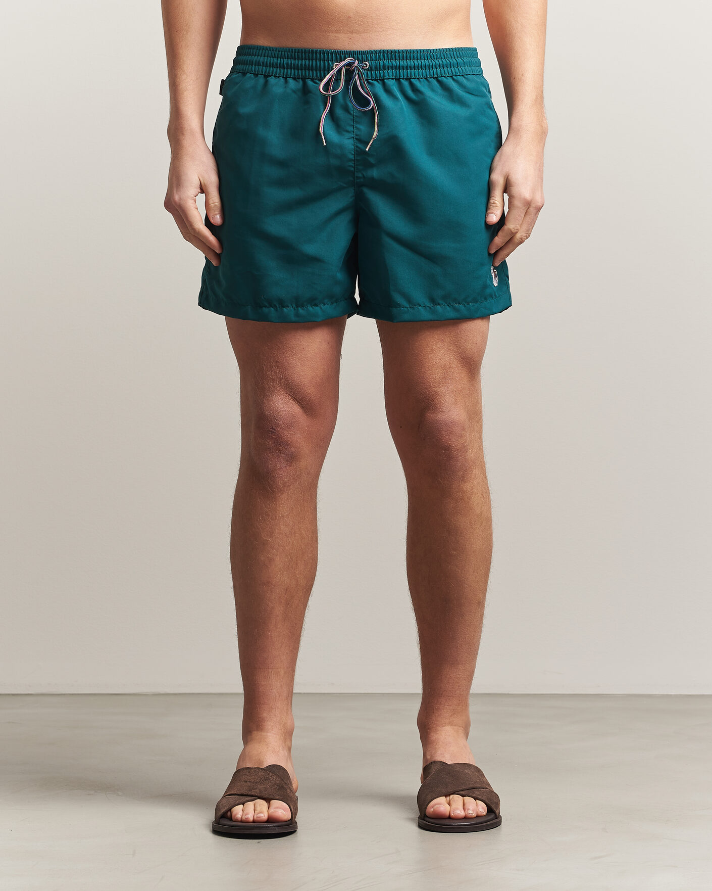 Uomini | Costumi da bagno | Paul Smith | Zebra Swimshorts Dark Green