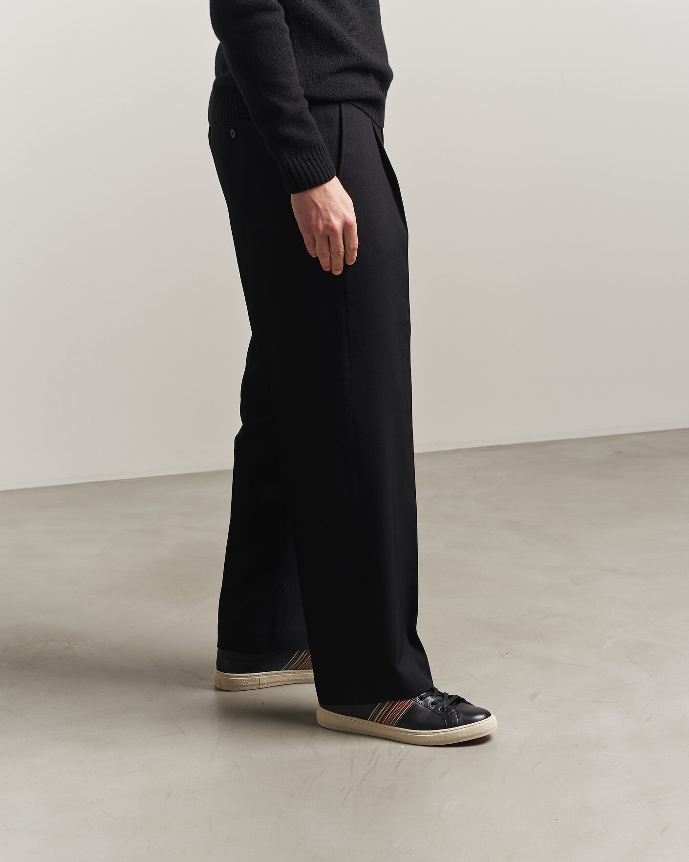 Uomini | Sneakers | Paul Smith | Hansen Leather Sneaker Black