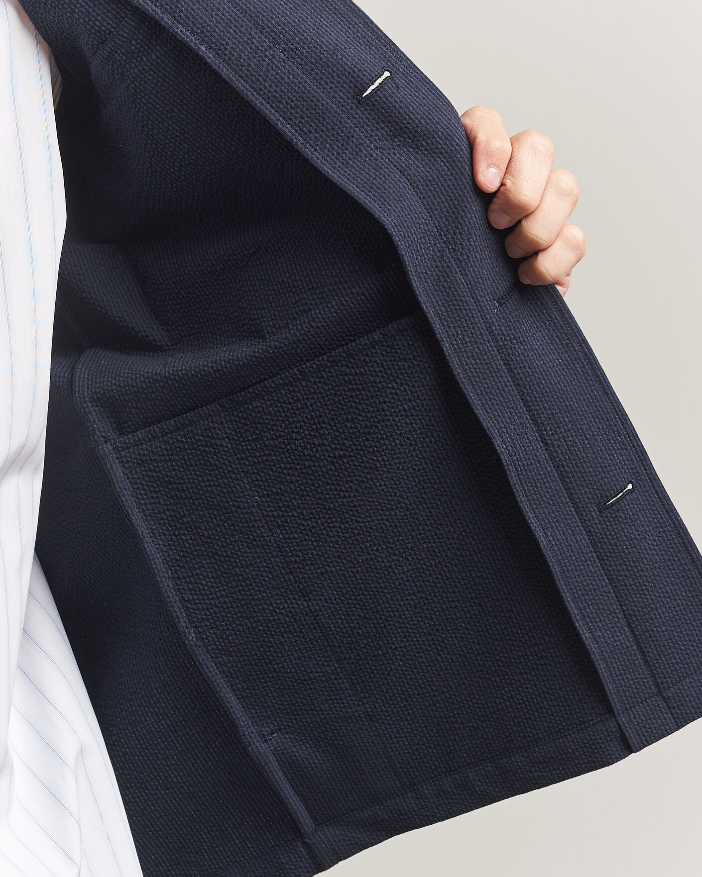 Uomini | Camicie | Paul Smith | Cotton Overshirt Navy