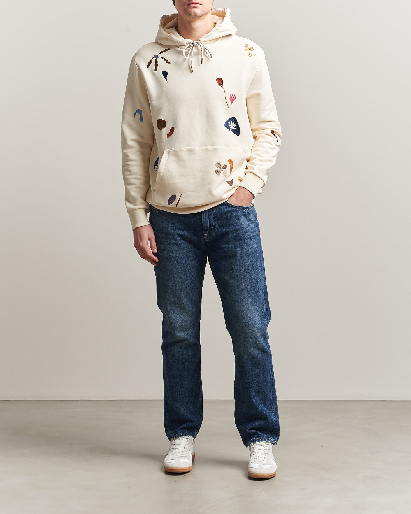 Uomini | Maglieria | Paul Smith | Embroidered Hoodie White