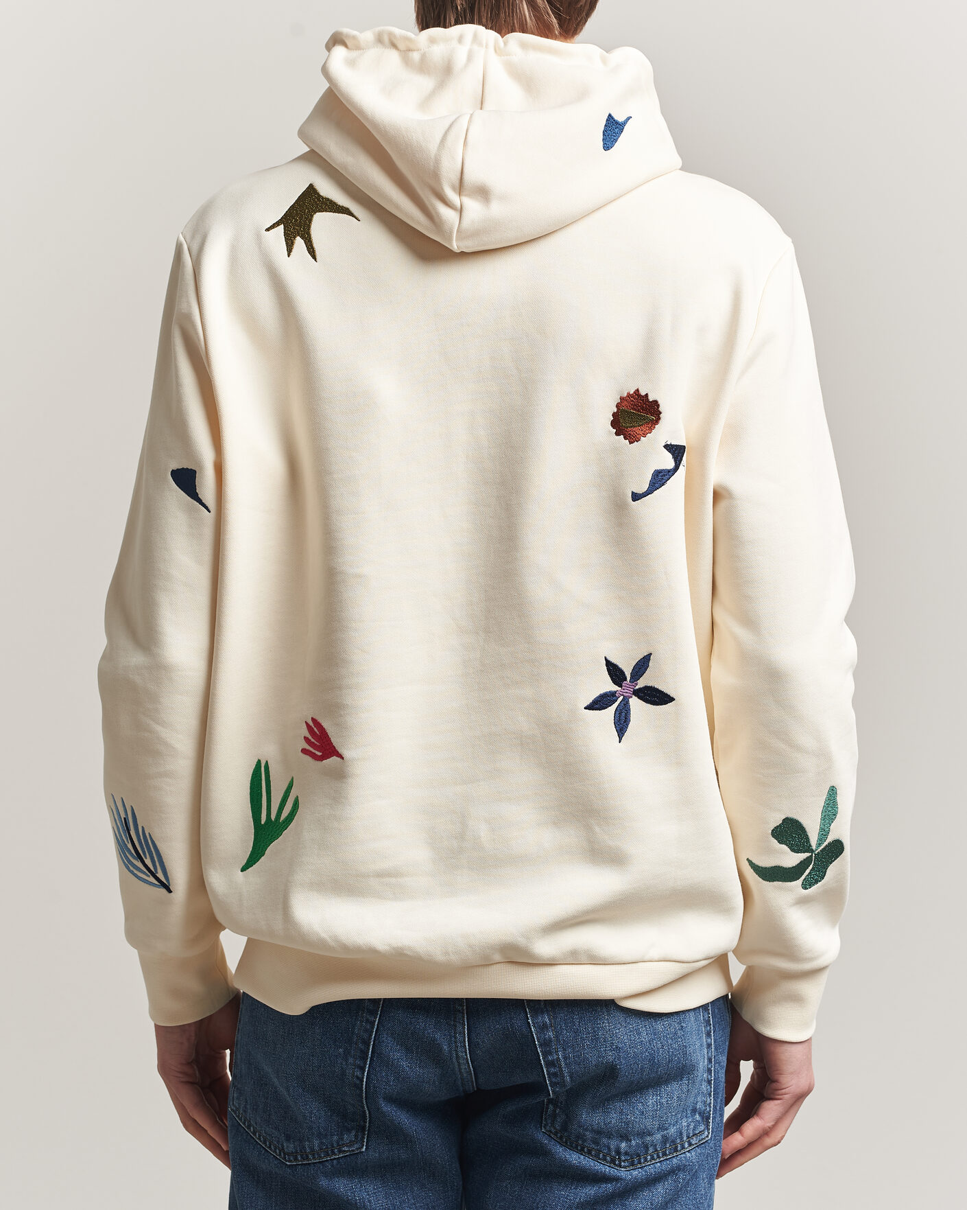 Uomini | Maglieria | Paul Smith | Embroidered Hoodie White