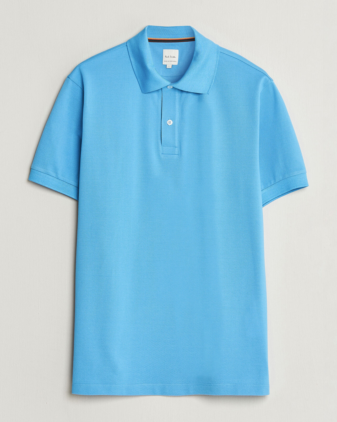 Uomini | Polo | Paul Smith | Placket Stripe Polo Blue