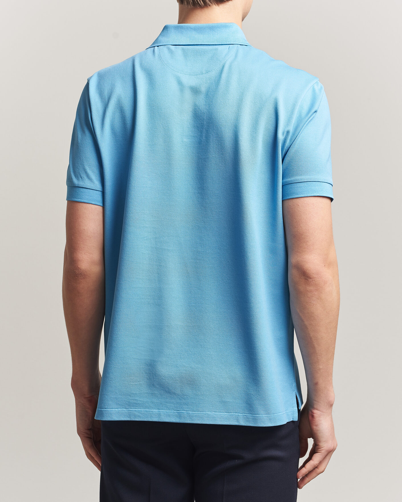 Uomini | Polo | Paul Smith | Placket Stripe Polo Blue