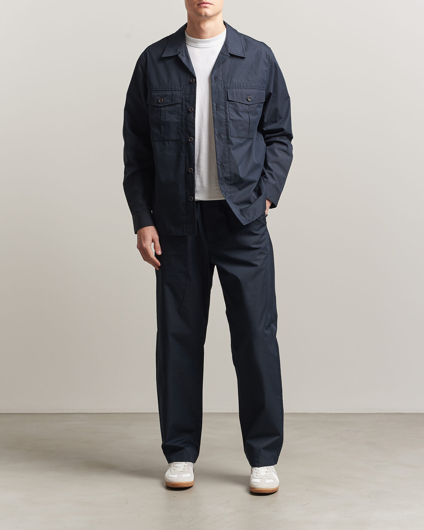 Uomini | Camicie | PS Paul Smith | Casual Cotton Overshirt Navy