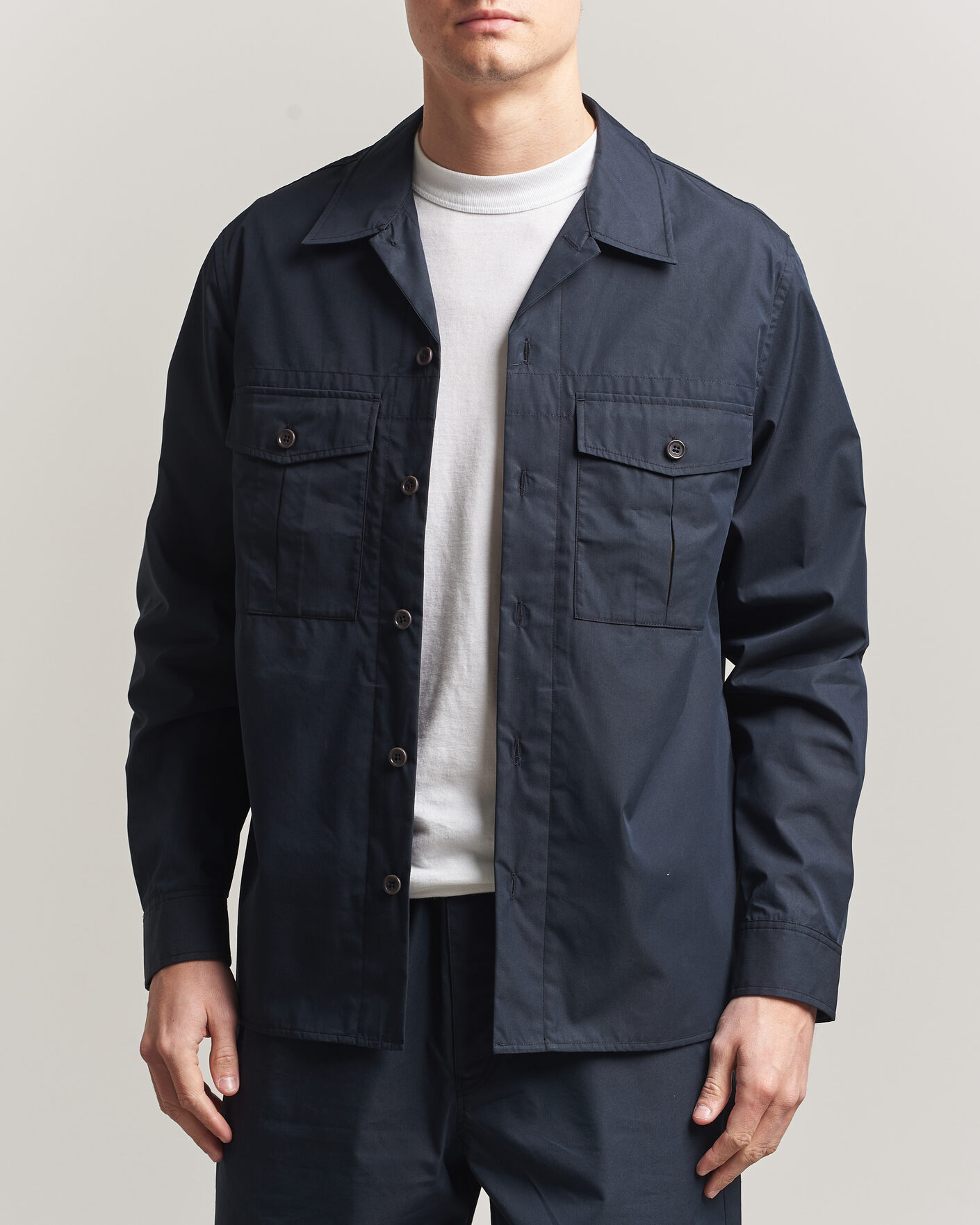Uomini | Camicie | PS Paul Smith | Casual Cotton Overshirt Navy