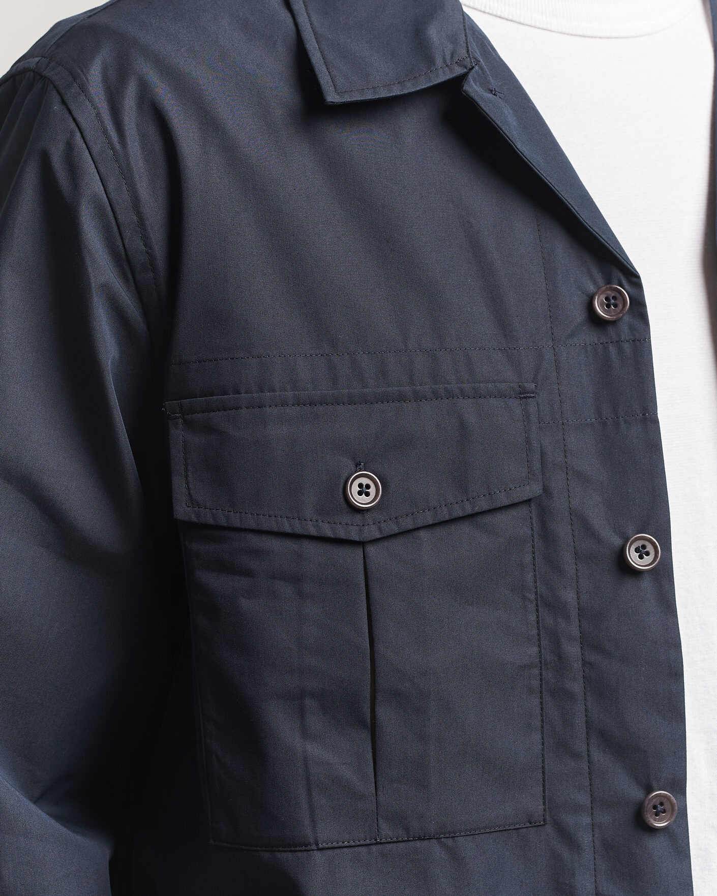Uomini | Camicie | PS Paul Smith | Casual Cotton Overshirt Navy