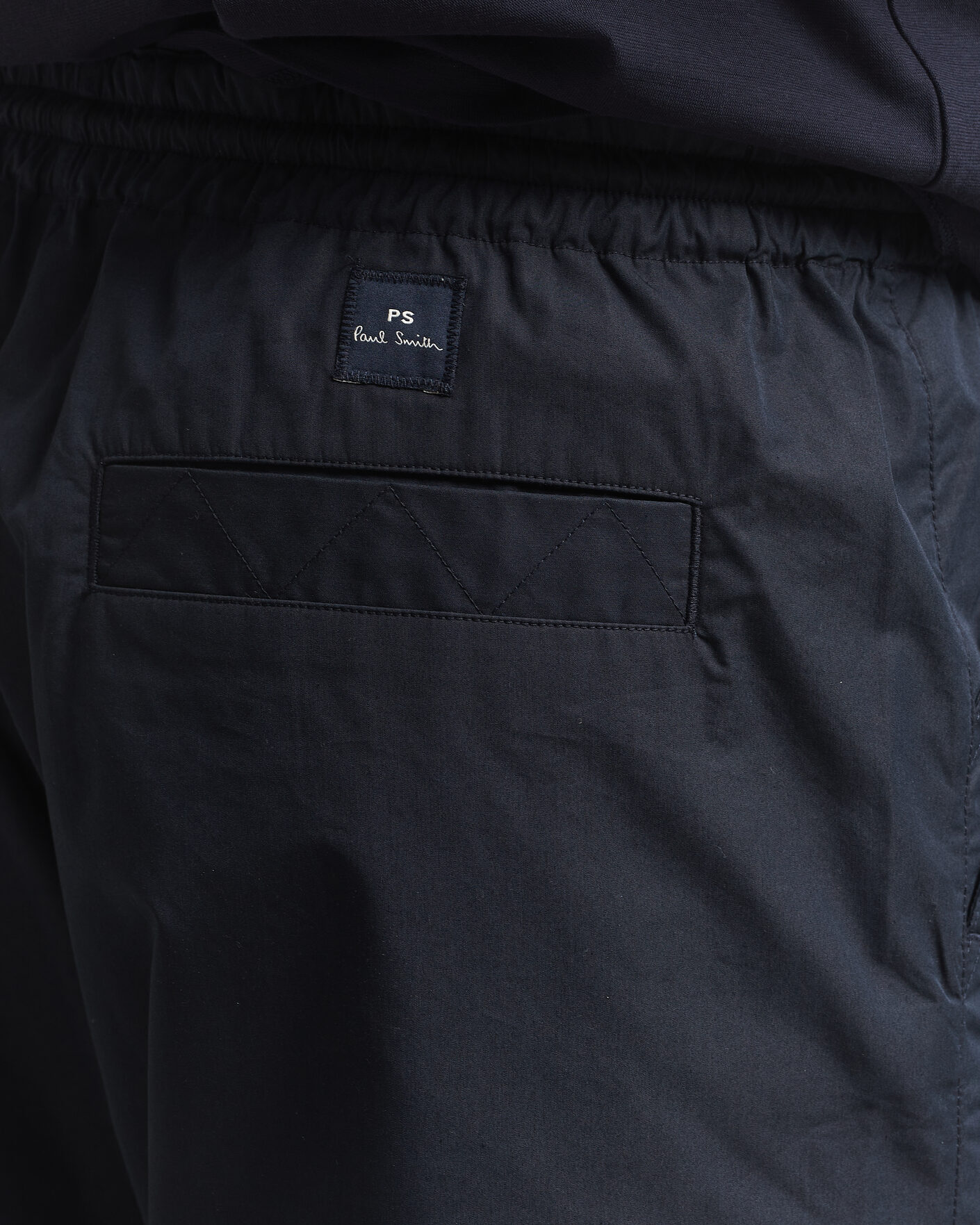 Uomini | Pantaloni | PS Paul Smith | Casual Cotton Drawstring Trousers Navy