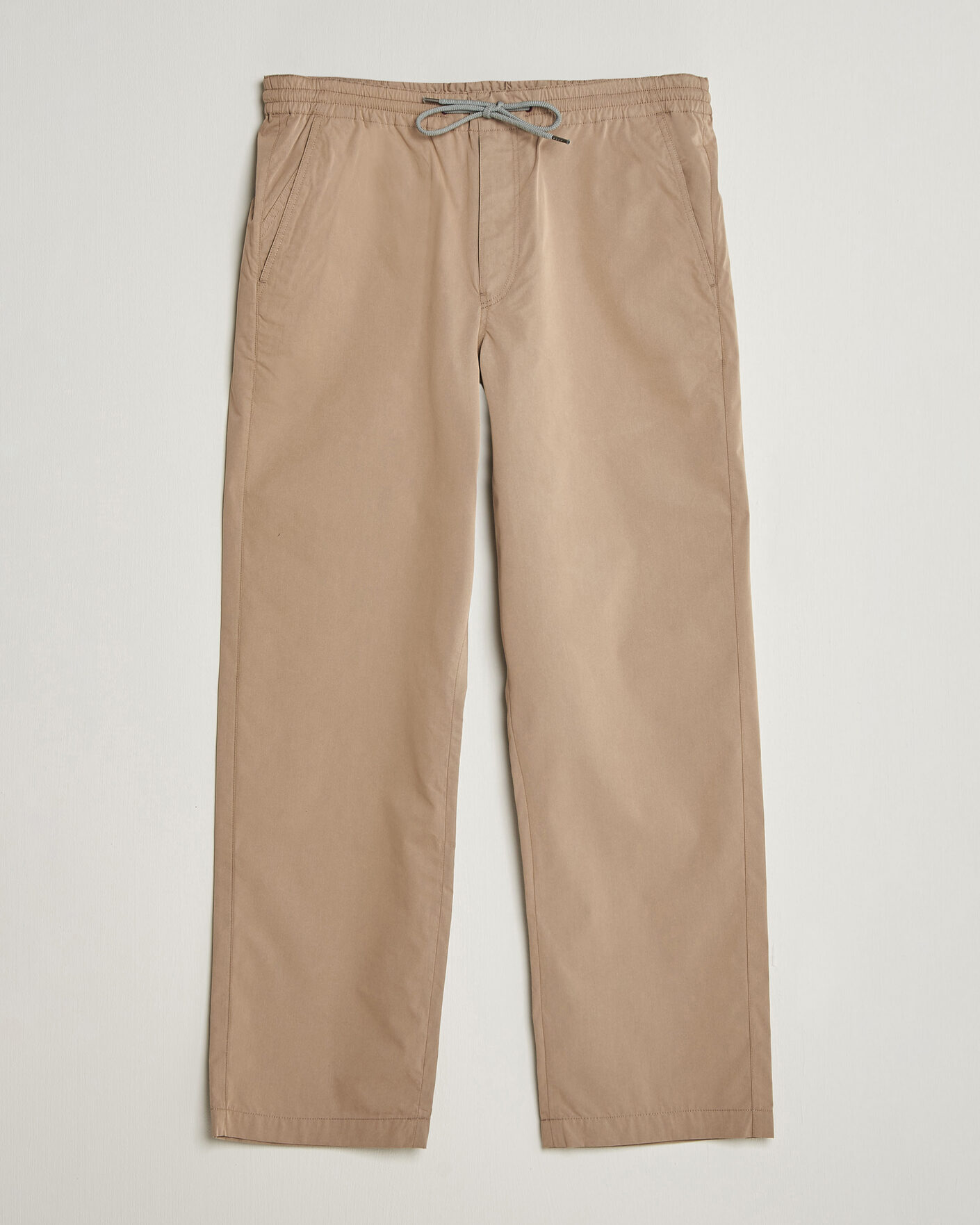 Uomini | Pantaloni | PS Paul Smith | Casual Cotton Drawstring Trousers Beige