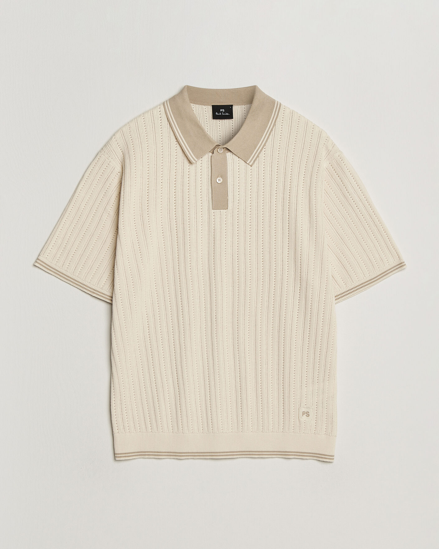 Uomini | Polo | PS Paul Smith | Cotton Knitted Polo White
