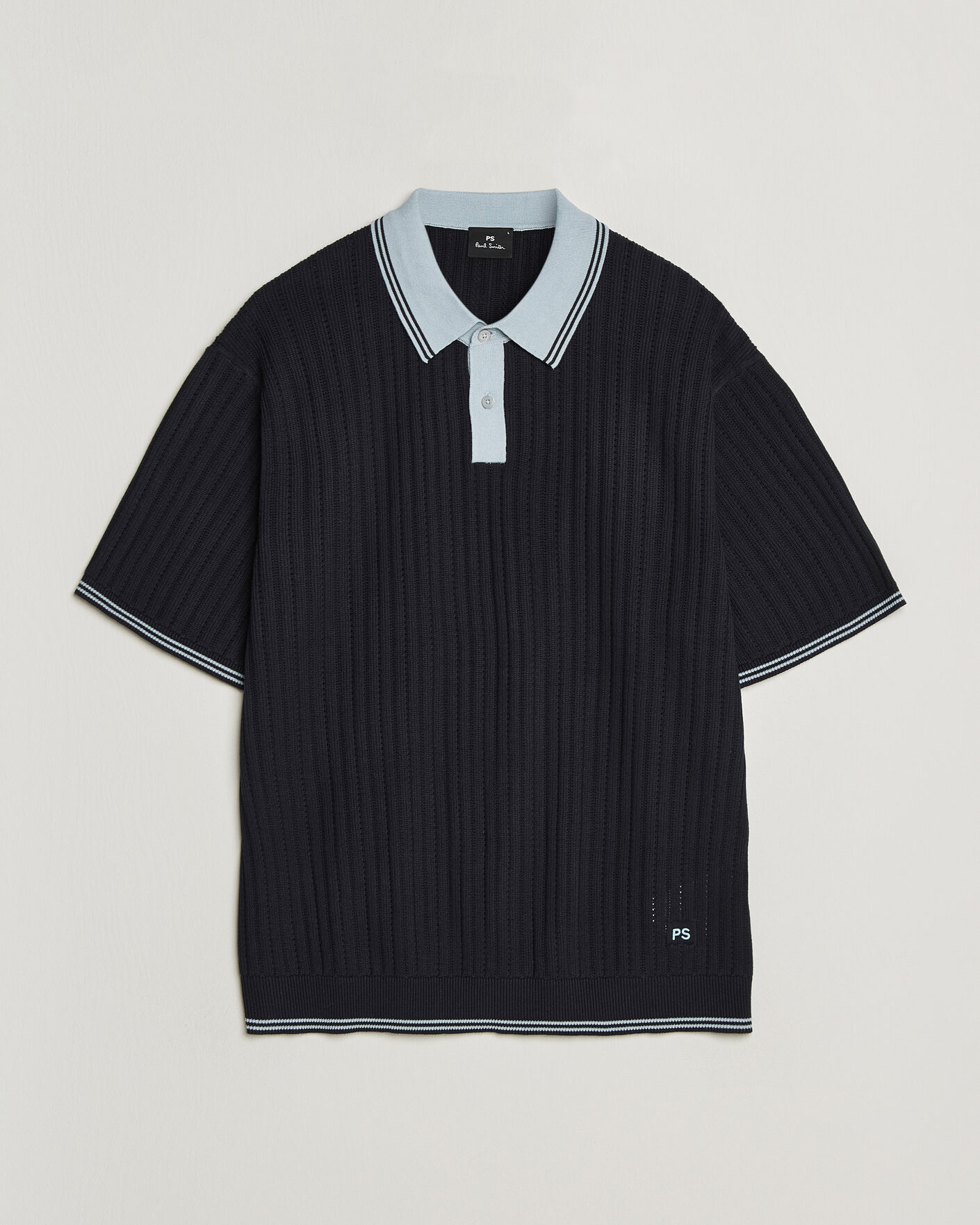 Uomini | Polo | PS Paul Smith | Cotton Knitted Polo Navy