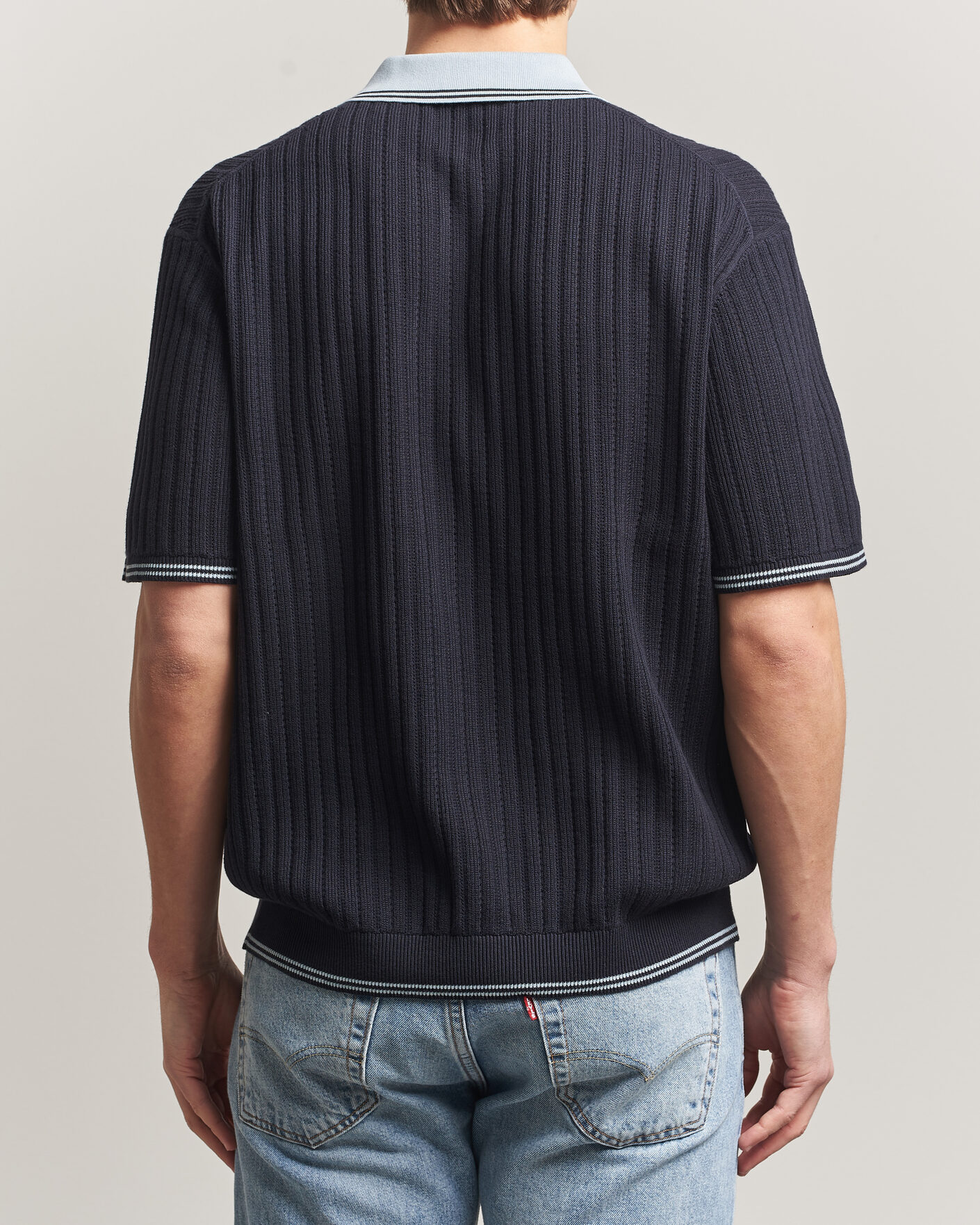 Uomini | Polo | PS Paul Smith | Cotton Knitted Polo Navy