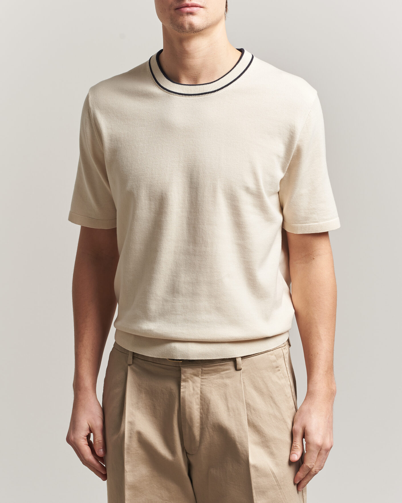 Uomini | T-shirt | PS Paul Smith | Cotton Knitted T-Shirt White