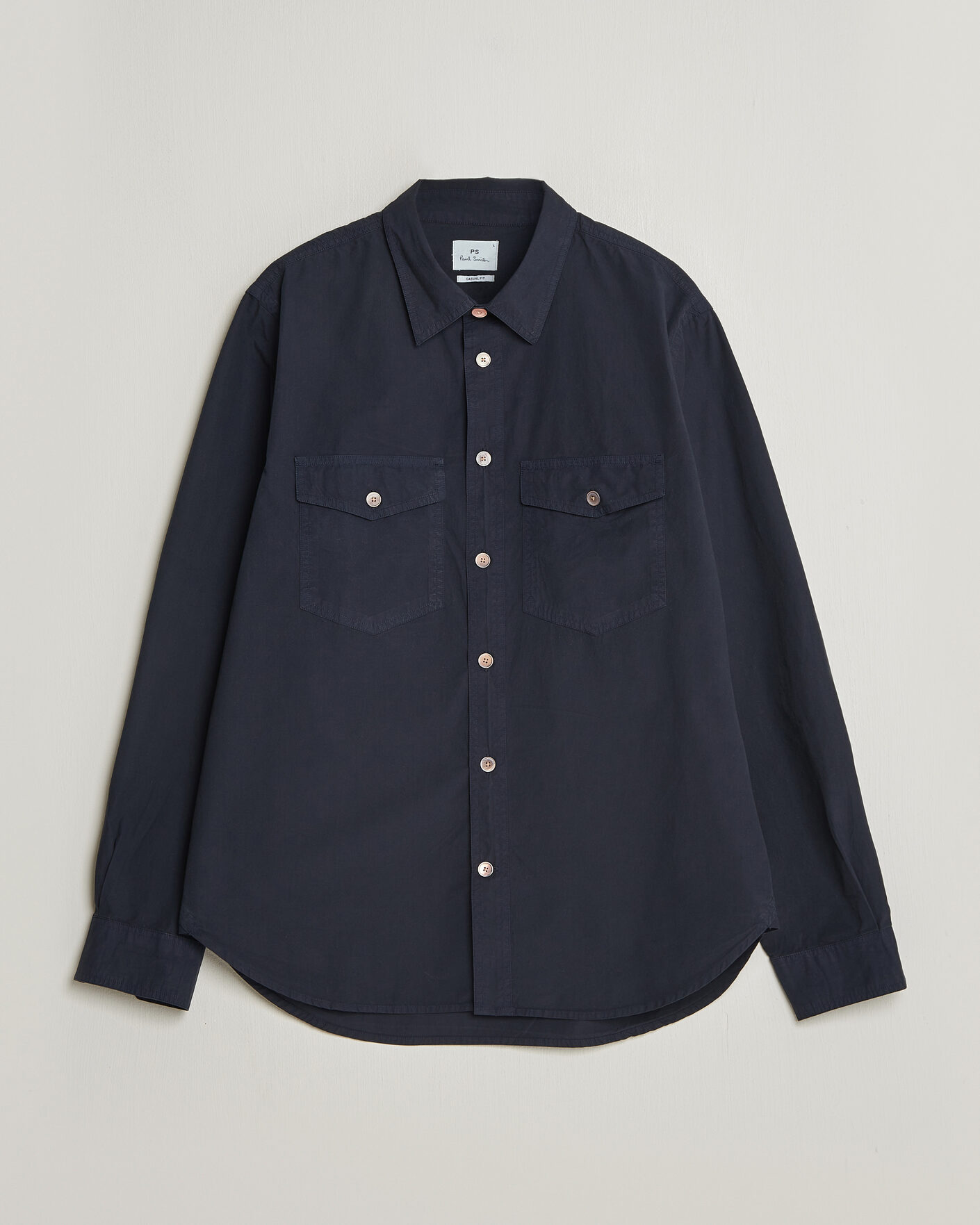 Uomini | Camicie | PS Paul Smith | Cotton Pocket Overshirt Navy