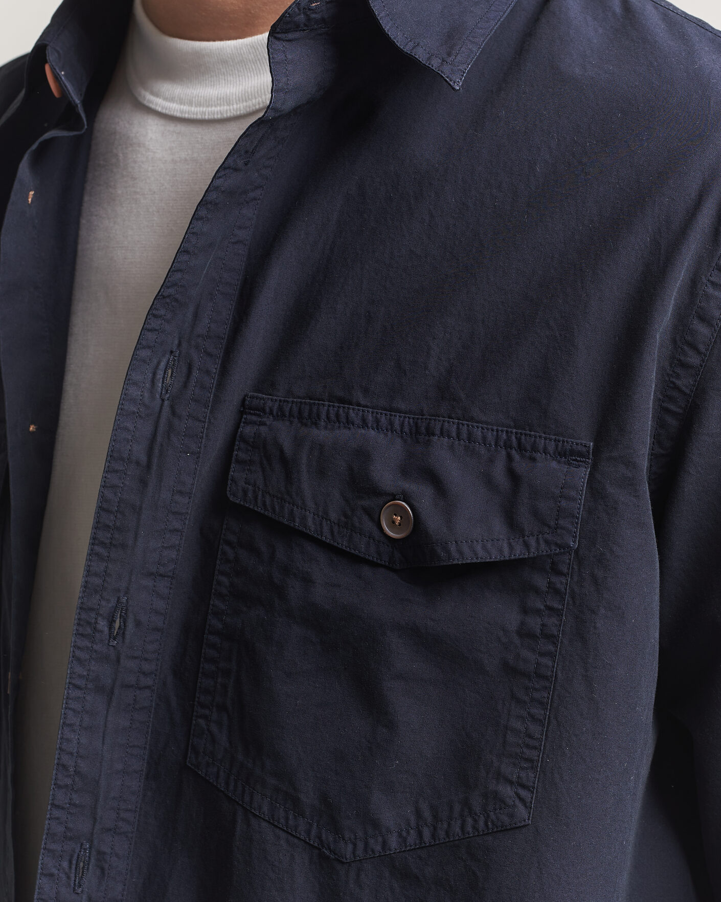 Uomini | Camicie | PS Paul Smith | Cotton Pocket Overshirt Navy