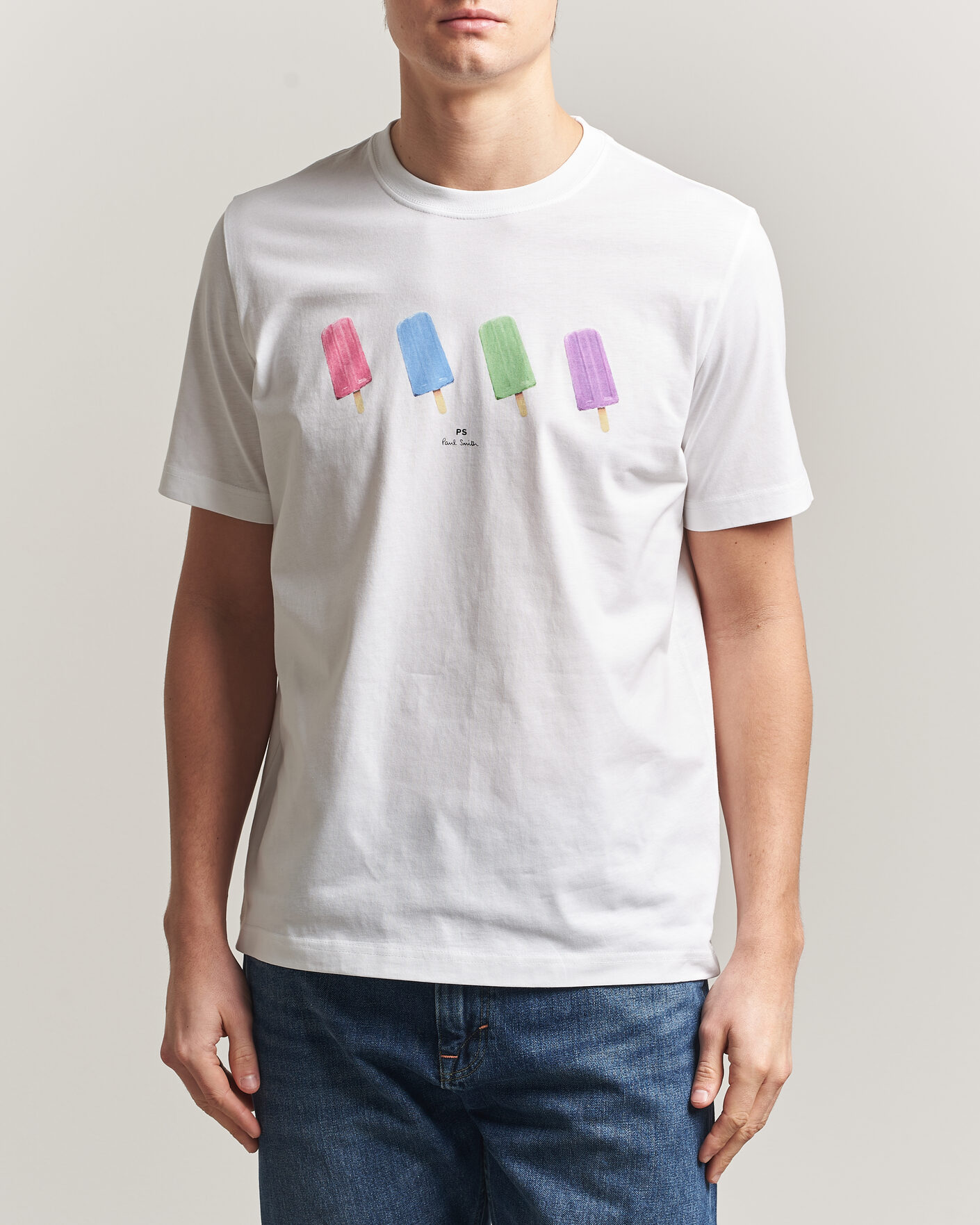 Uomini | T-shirt | PS Paul Smith | Lollies Printed T-Shirt White