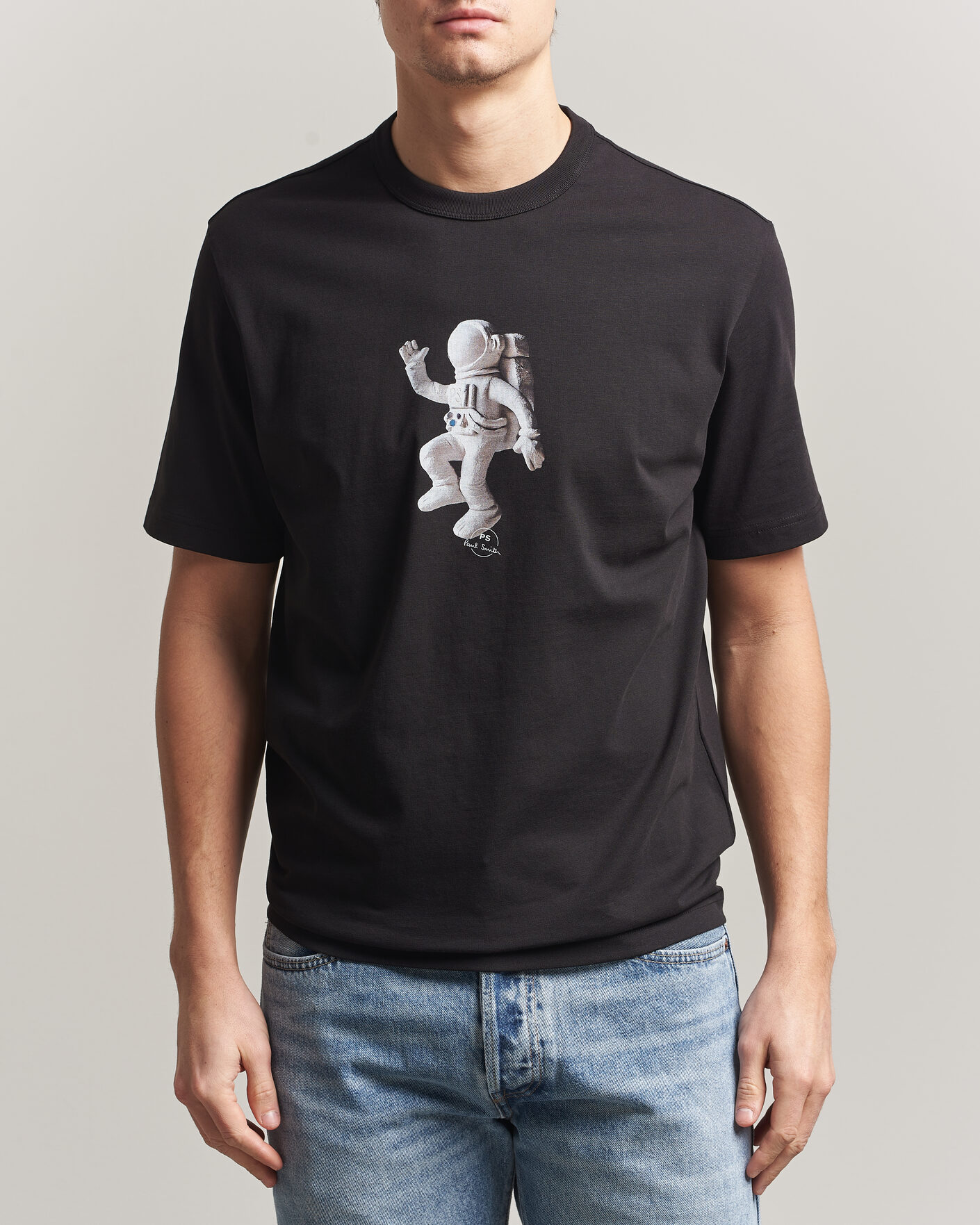 Uomini | T-shirt | PS Paul Smith | Astronaut Printed T-Shirt Black