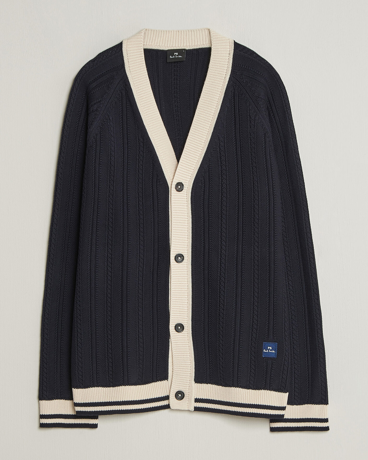 Uomini | Maglieria | PS Paul Smith | Cotton Knitted Cardigan Navy