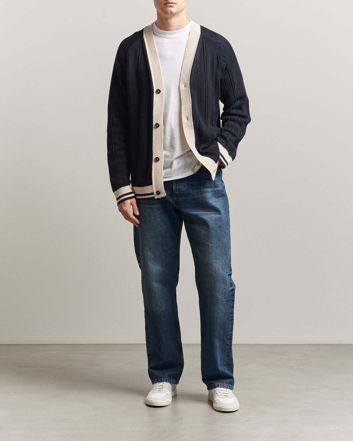 Uomini | Maglieria | PS Paul Smith | Cotton Knitted Cardigan Navy