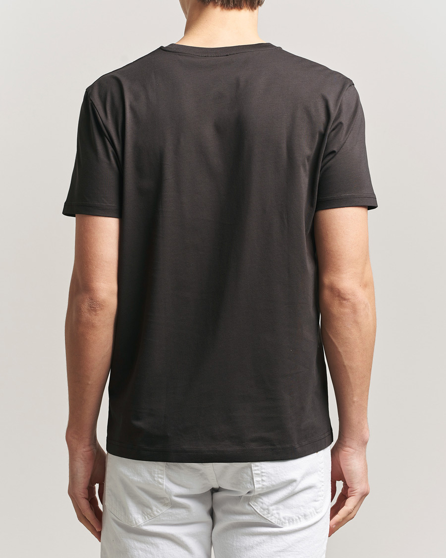 Uomini | T-shirt | Sunspel | Riviera Midweight T-Shirt Dark Chocolate