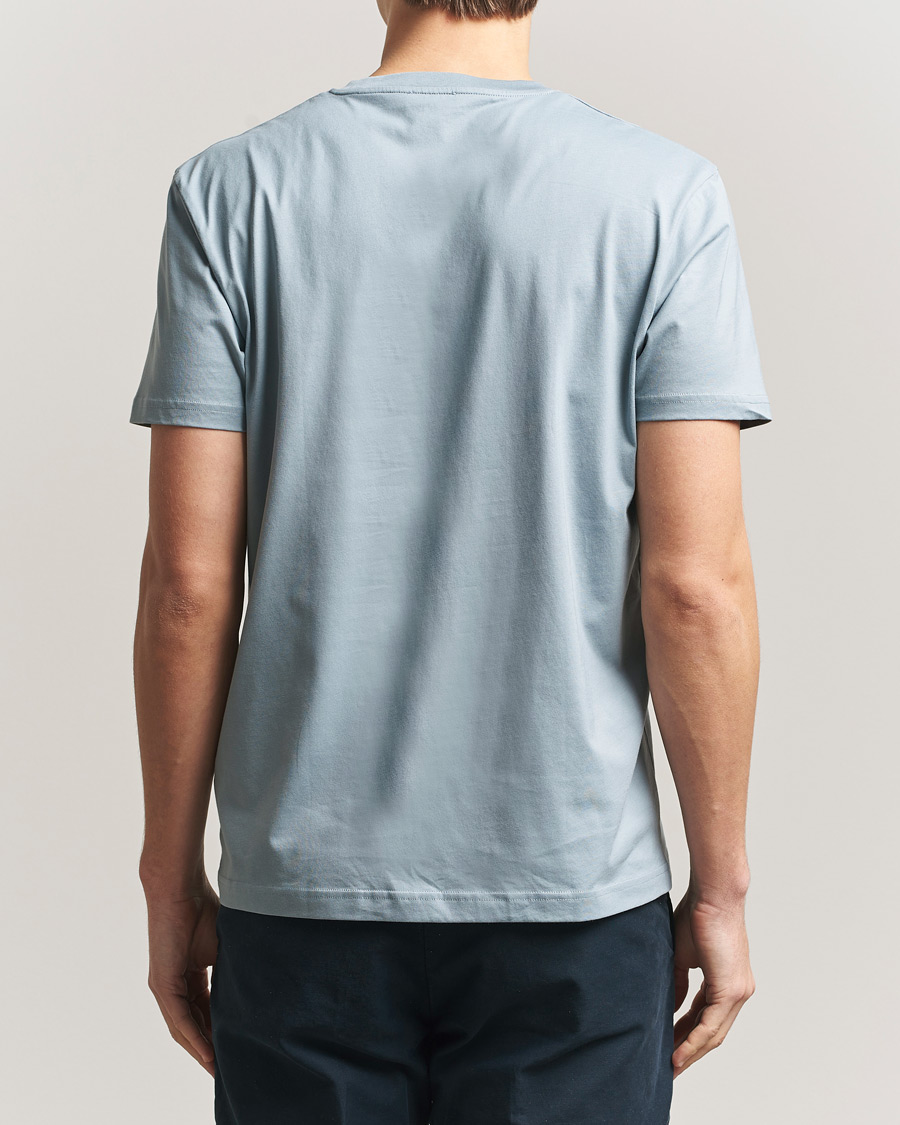 Uomini | T-shirt | Sunspel | Riviera Midweight T-Shirt Stone Blue