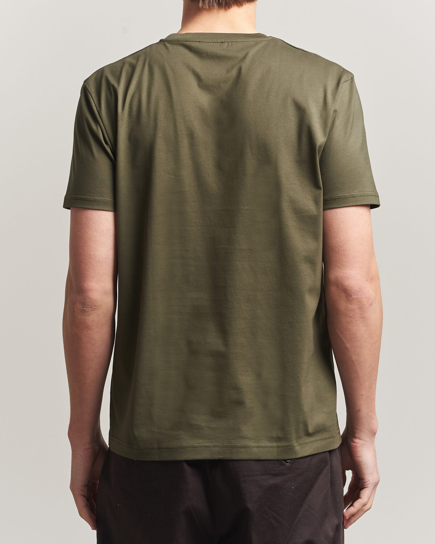 Uomini | T-shirt | Sunspel | Riviera Midweight T-Shirt Deep Olive