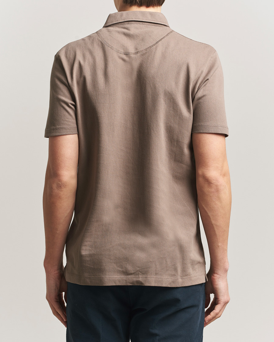 Uomini | Polo | Sunspel | Riviera Polo Shirt Dark Cedar