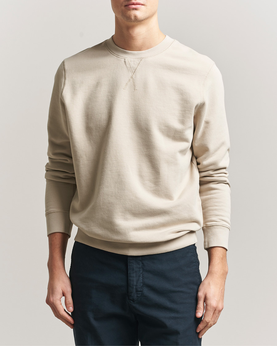 Uomini | Maglieria | Sunspel | Loopback Sweatshirt Hazelwood