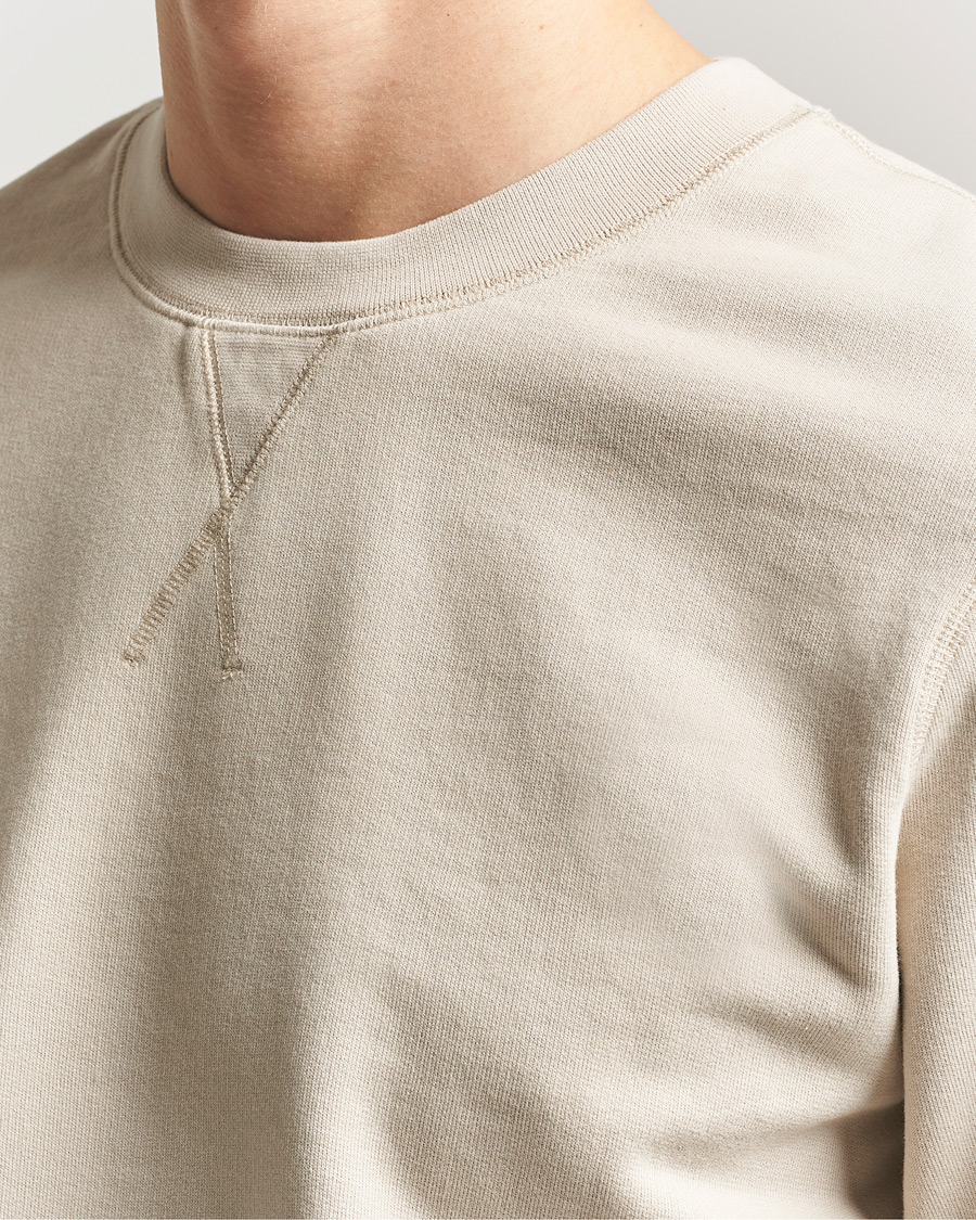 Uomini | Maglieria | Sunspel | Loopback Sweatshirt Hazelwood