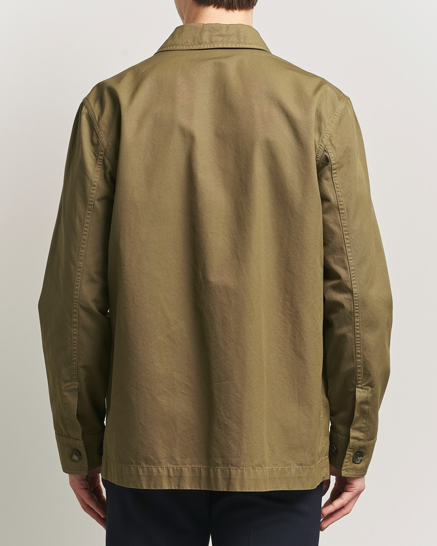 Uomini | Giacche | Kiton | Cotton Canvas Chore Jacket Military