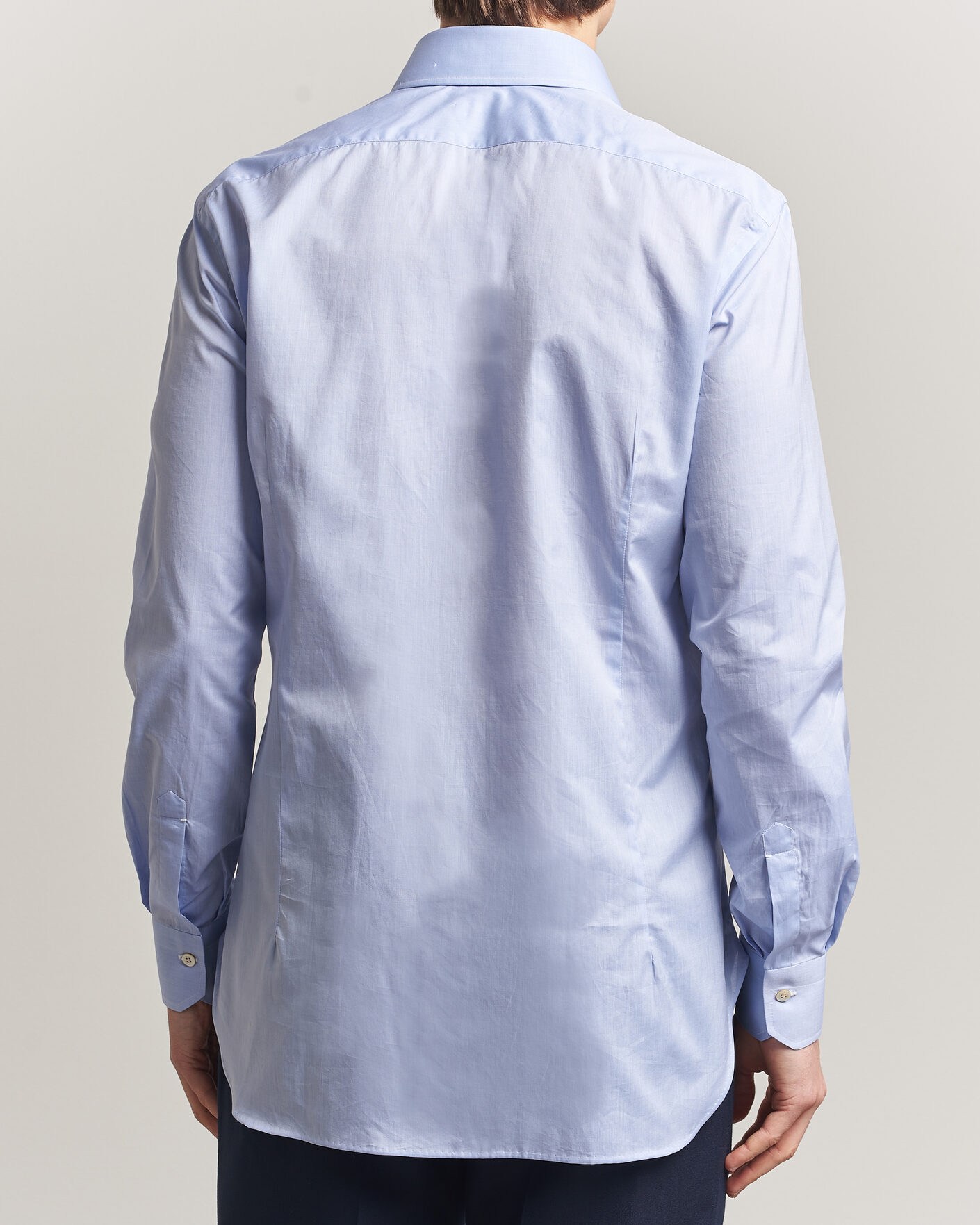 Uomini | Camicie | Kiton | Slim Fit Dress Shirt Light Blue