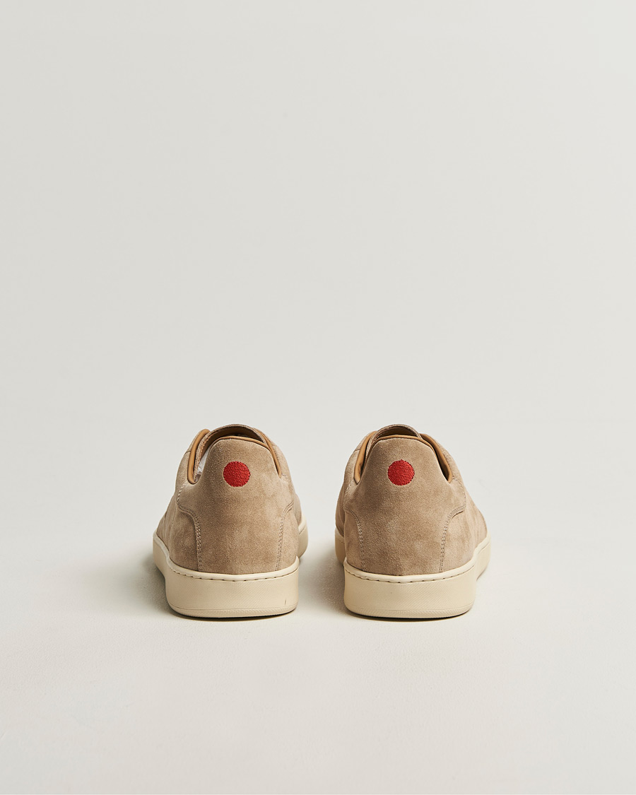 Uomini | Sneakers | Kiton | Classic Suede Sneakers Sand