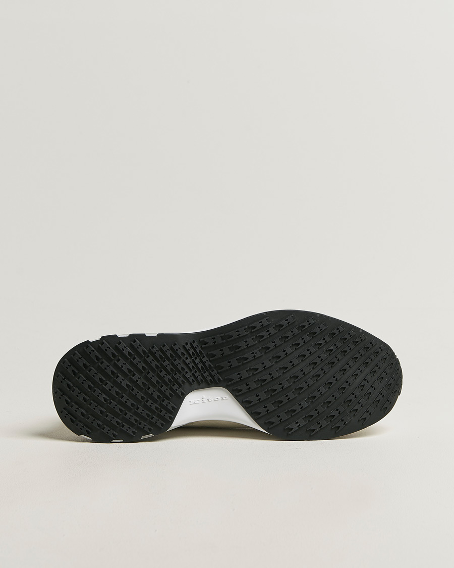 Uomini | Sneakers | Kiton | Deerskin Running Sneakers White