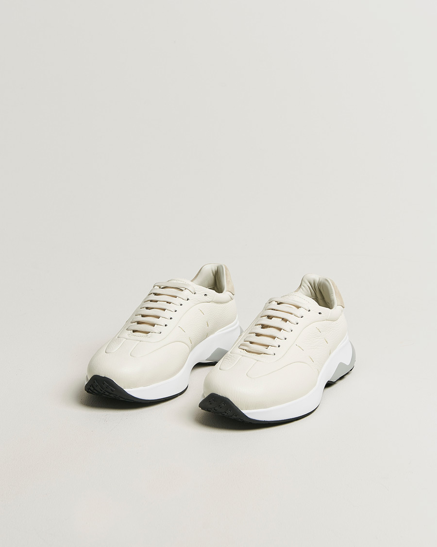 Uomini | Sneakers | Kiton | Deerskin Running Sneakers White
