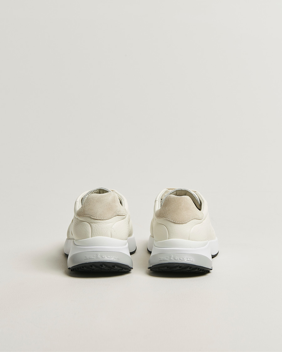 Uomini | Sneakers | Kiton | Deerskin Running Sneakers White