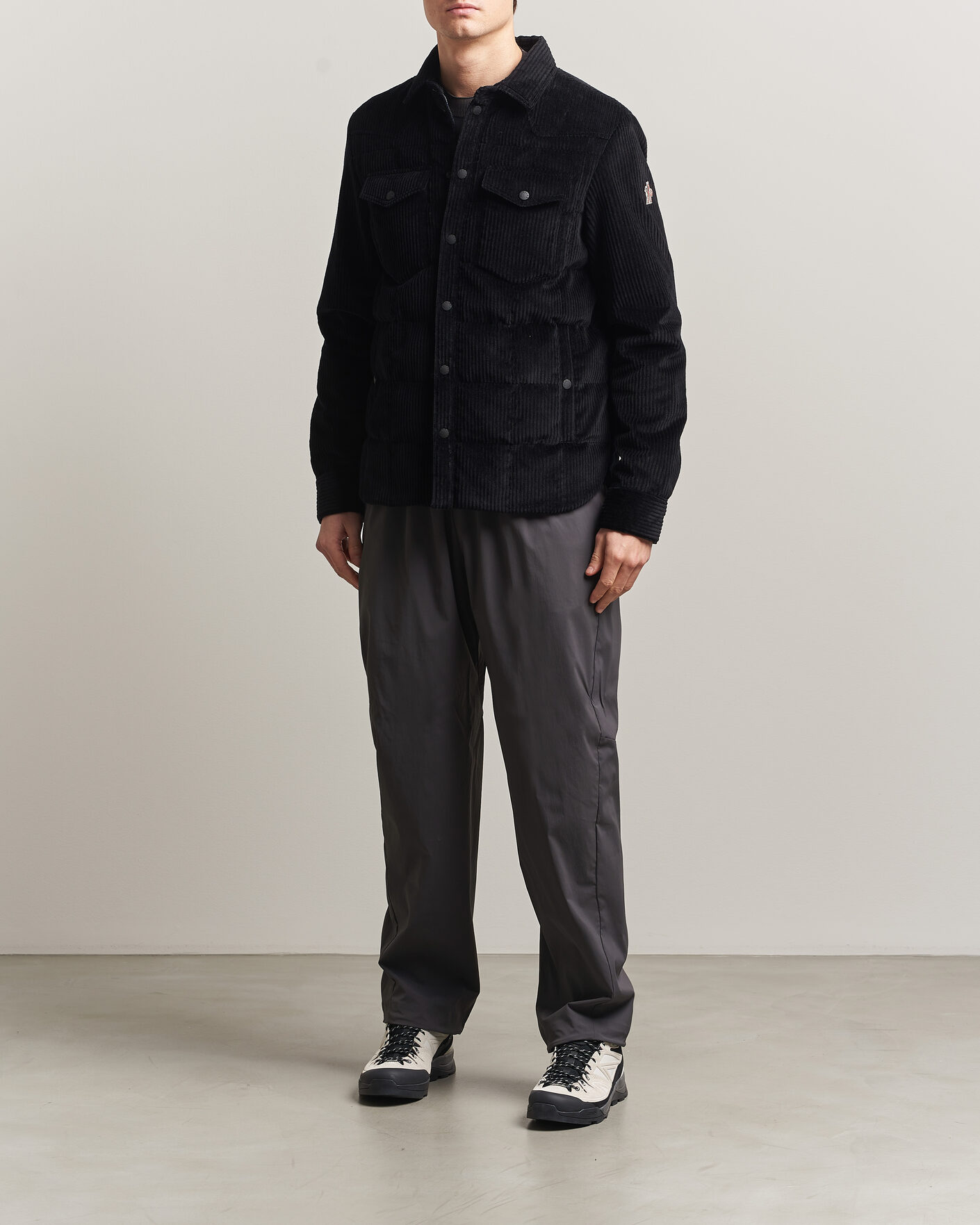 Uomini | Giacche | Moncler Grenoble | Gelt Corduroy Shirt Jacket Black