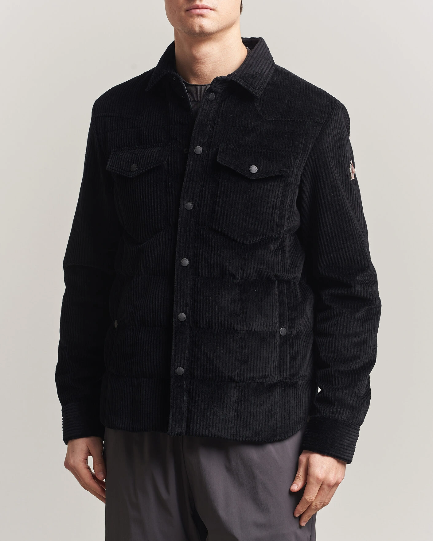 Uomini | Giacche | Moncler Grenoble | Gelt Corduroy Shirt Jacket Black