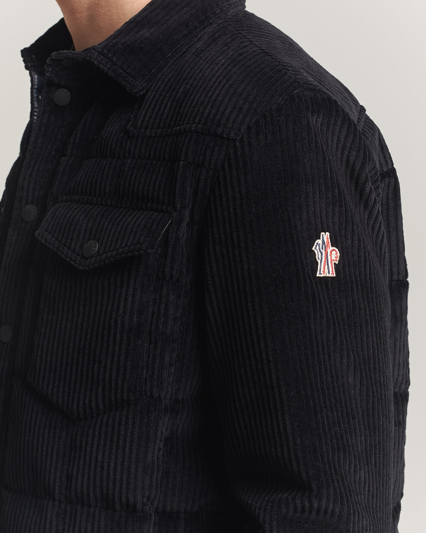 Uomini | Giacche | Moncler Grenoble | Gelt Corduroy Shirt Jacket Black
