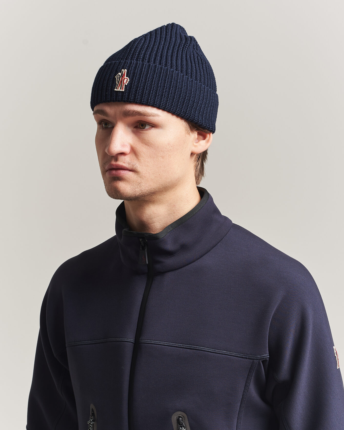 Uomini | Berretti | Moncler Grenoble | Rib Beanie Navy