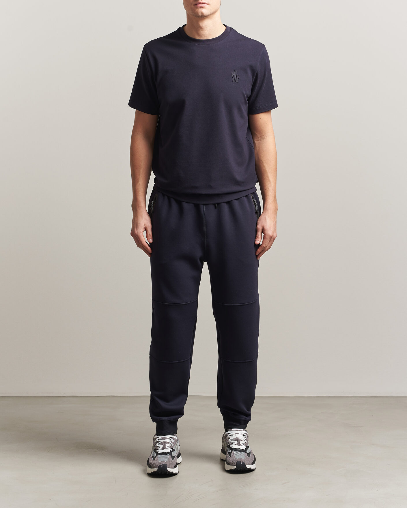 Uomini | T-shirt | Moncler Grenoble | 3-Pack Logo T-Shirts White/Grey/Black