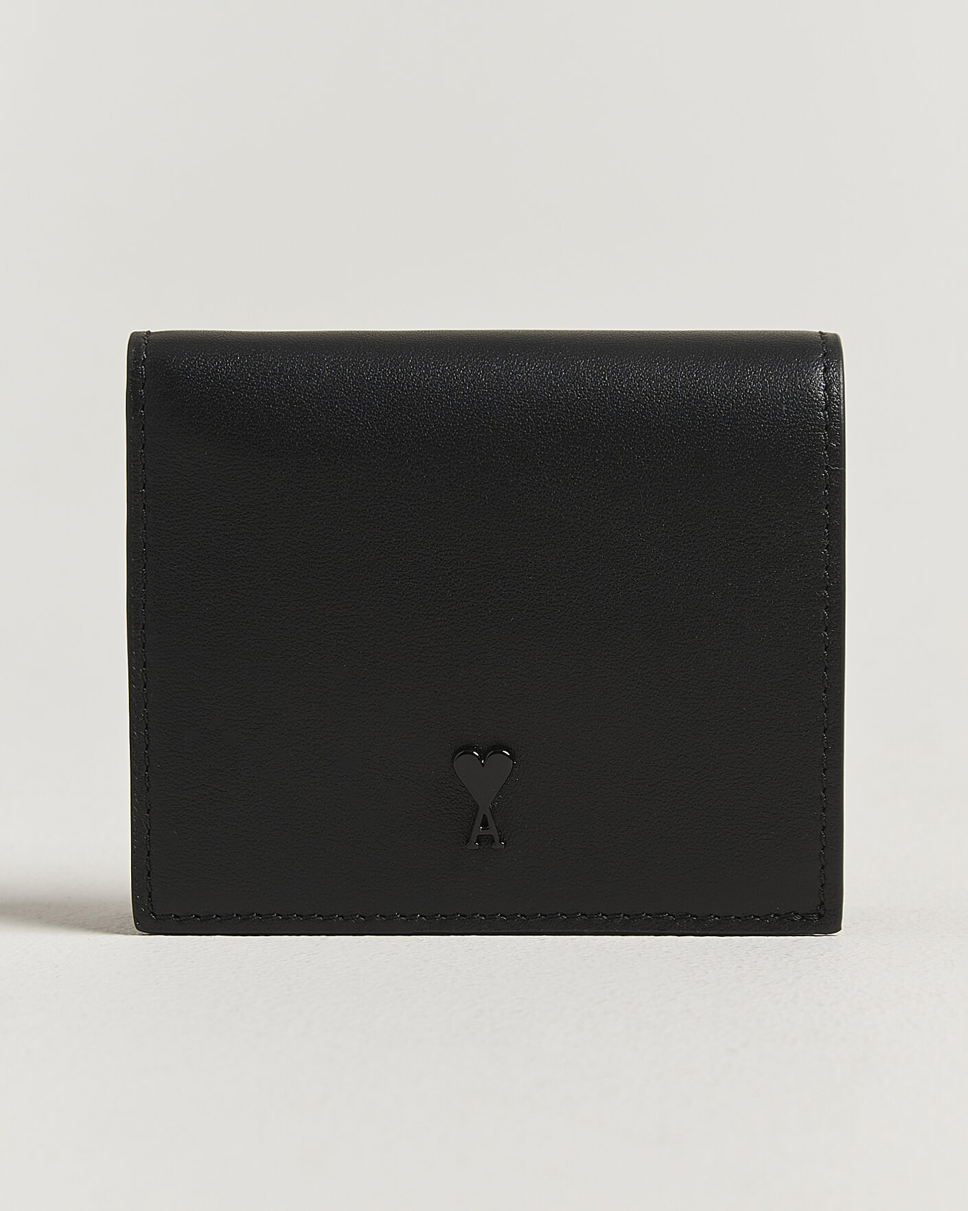 Uomini | Portafogli | AMI | Tonal Heart Logo Wallet Black