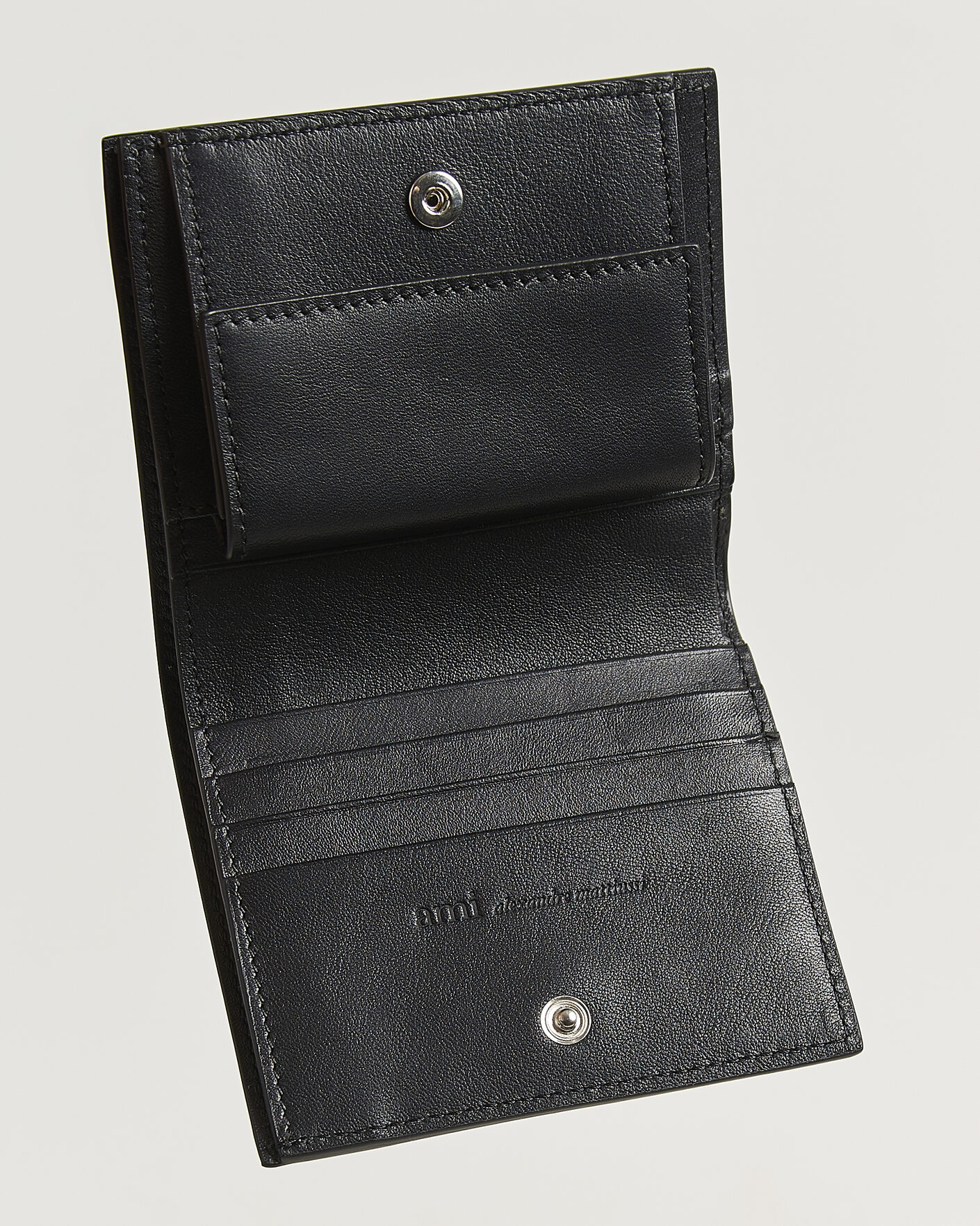 Uomini | Portafogli | AMI | Tonal Heart Logo Wallet Black