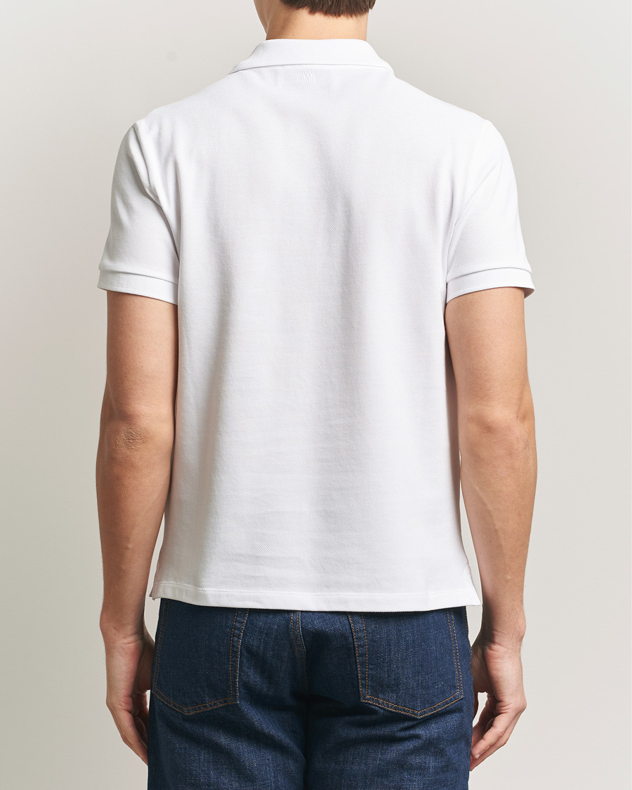 Uomini | Polo | AMI | Contrast Heart Logo Polo White