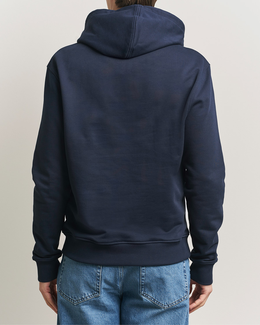 Uomini | Maglieria | AMI | Heart Logo Hoodie Navy
