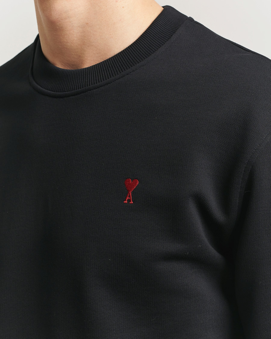 Uomini | Maglieria | AMI | Heart Logo Sweatshirt Black