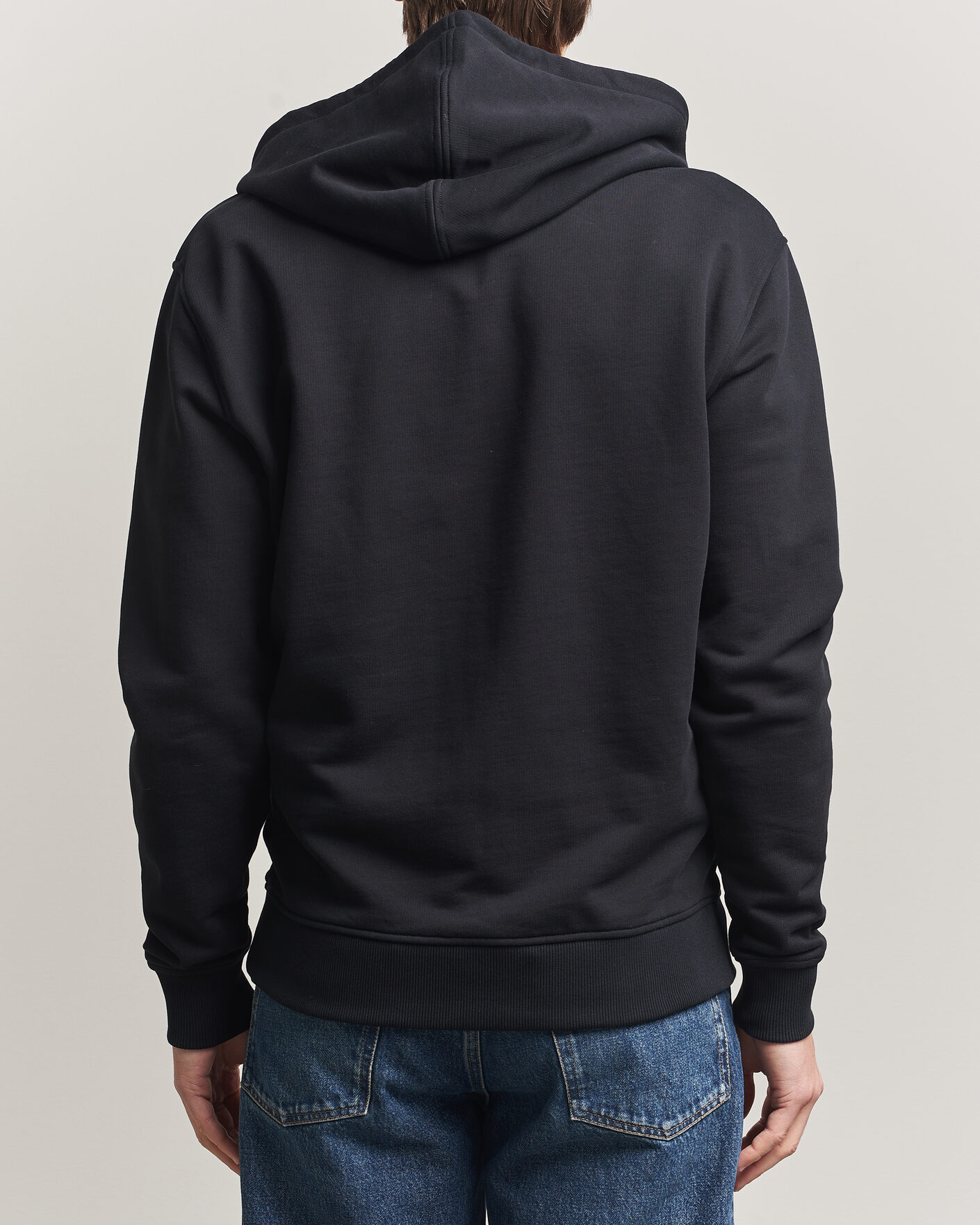 Uomini | Maglieria | AMI | Heart Logo Full Zip Hoodie Black