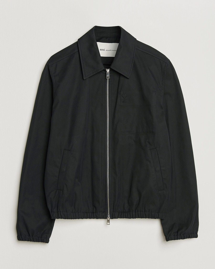 Uomini | Giacche | AMI | Zipped Jacket Black