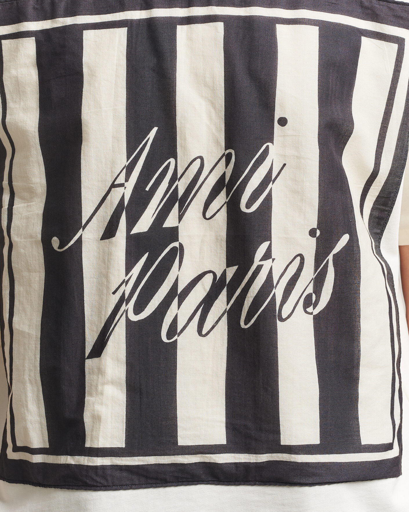 Uomini | T-shirt | AMI | Boxy Fit Printed T-Shirt Creme